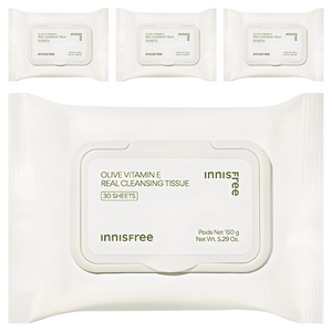 이니스프리 올리브 클렌징 티슈, 30매입, 4개
