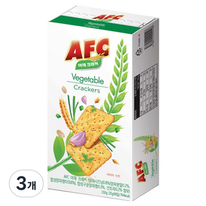 AFC 야채 크래커, 150g, 3개
