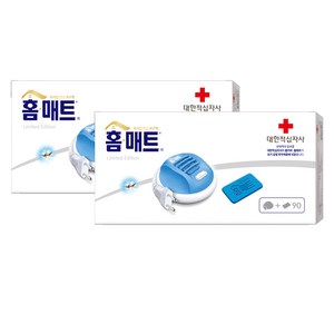 홈매트 코드롤러 훈증기 1입 + 리필 90입, 326g, 2세트