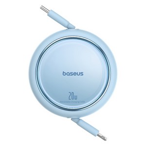 베이스어스 Free2Pull C타입 애플8핀 아이폰 고속 충전 접이식 케이블 20W