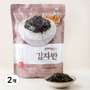 곰곰 김자반 (대용량), 500g, 2개