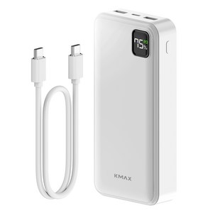 케이맥스 LCD 보조배터리 22.5W 20000mAh+C타입 케이블