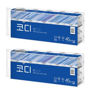 코디 롤화장지 파워엠보싱 2겹, 10롤, 2팩