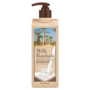 밀크바오밥 퍼퓸 샴푸 화이트머스크향, 500ml, 1개