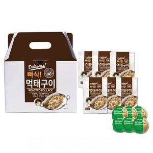 해맑은푸드 빠삭 먹태구이 25g + 청양간장마요 소스 30g 세트, 55g, 6개