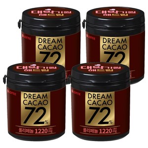 롯데웰푸드 드림카카오72%, 86g, 4개