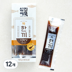 삼진어묵 딱한끼 어묵탕 소스 6p, 25g, 12개