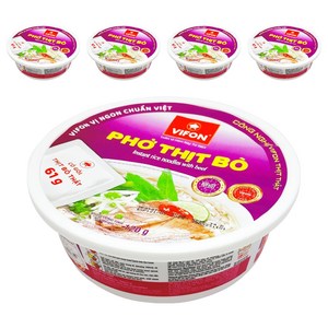 비폰 포보 베트남 쌀국수 컵라면 120g, 5개