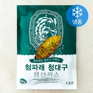 청파래 청대구 생선까스 (냉동), 1.2kg, 1개