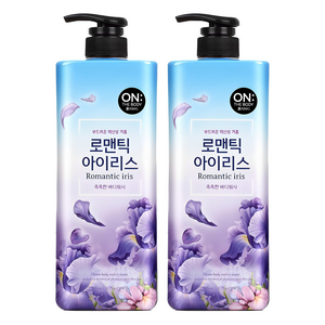온더바디 잉글리쉬 아이리스 바디워시 꽃향, 900g, 2개