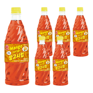 오뚜기 망고시럽, 1kg, 6개