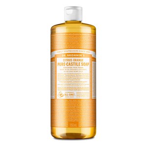 닥터브로너스 퓨어 캐스틸 솝 바디워시 시트러스 오렌지, 950ml, 1개