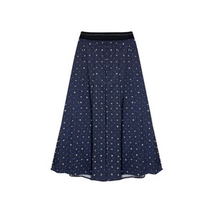 온앤온 변형 DOT 플리츠 롱 스커트