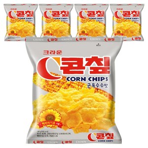 콘칲 군옥수수맛, 148g, 5개