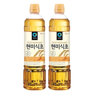 청정원 현미식초, 900ml, 2개