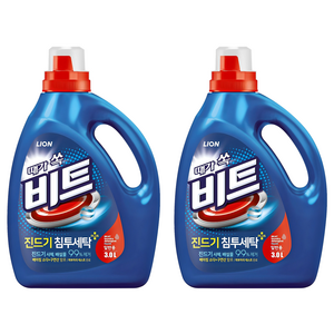 비트 라이온 진드기 액상세제 일반용 본품, 3L, 2개
