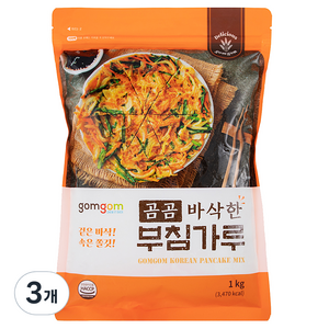 곰곰 바삭한 부침가루, 1kg, 3개