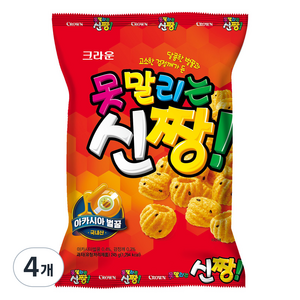 크라운 못말리는 신짱 스낵, 245g, 4개