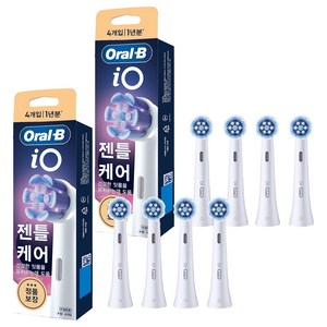 오랄비 정품 iO 젠틀 케어 화이트 전동칫솔 리필모