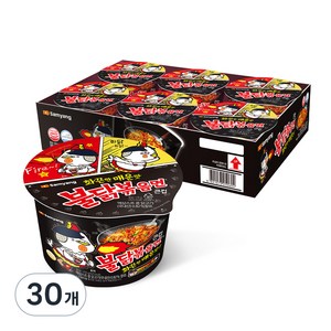 삼양 불닭볶음면 큰컵 105g, 30개