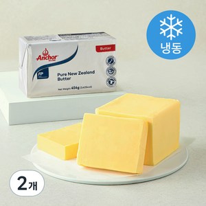 앵커 버터 무가염 (냉동), 454g, 2개
