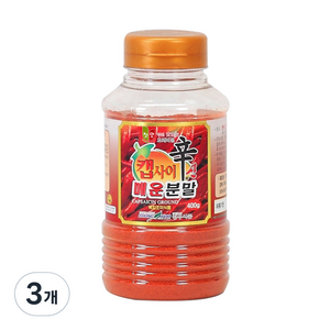 첫맛 캡사이신 분말, 400g, 3개