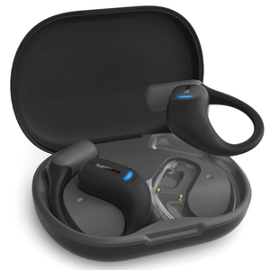 필립스 Hi-Fi ENC 노이즈캔슬링 무선 오픈 귀걸이형 블루투스 5.4 이어폰 TAA6709 다크그레이 28시간 방수가능