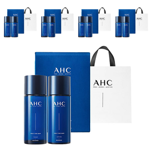 AHC 온리포맨 스킨케어 2종 + 쇼핑백 세트, 5세트