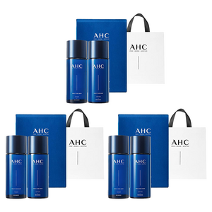 AHC 온리포맨 스킨케어 2종 + 쇼핑백 세트, 3세트