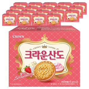 크라운산도 딸기
