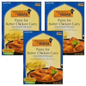 키친오브인디아 버터 치킨 커리 페이스트, 100g, 3개