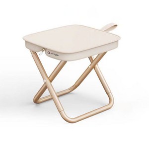 하이퍼플래닛 초경량 파우치 캠핑 간이 접이식 의자, 베이지, 1개