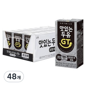 맛있는두유GT 검은콩 깨 칼슘, 190ml, 48개