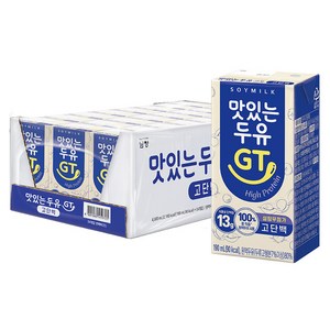 맛있는두유GT 고단백 두유, 190ml, 24개