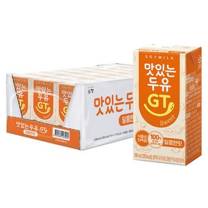 맛있는두유GT 달콤한 맛, 190ml, 24개