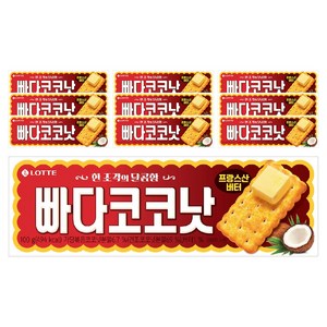롯데웰푸드 빠다코코낫 단품, 100g, 10개