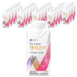 종근당건강 닥터케어 캔서코치 환자영양식, 200ml, 24개