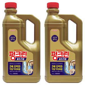 펑크린 울트라겔 배수관 세정제, 1.5L, 2개