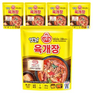 오뚜기옛날 육개장, 300g, 5개