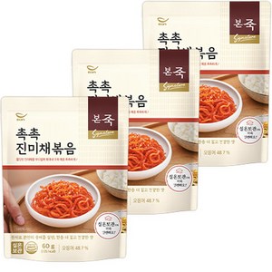 본죽 촉촉 진미채볶음, 60g, 3개