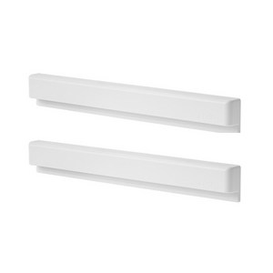 수자매 욕실 공중부양 홀더, 화이트, 2개