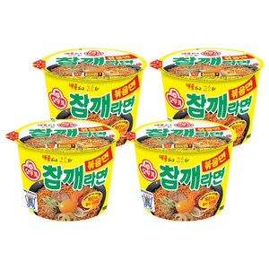 오뚜기 참깨라면 볶음면 110g, 4개