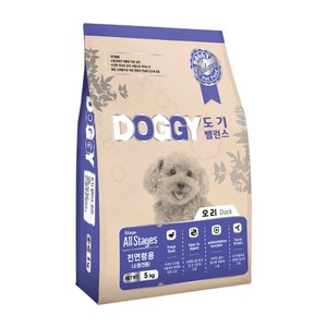 인터펫코리아 전연령 도기밸런스 건식사료 소형견용, 오리, 5kg, 1개