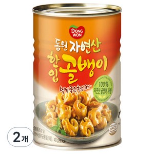 동 원 한입 골뱅이 통조림, 400g, 2개