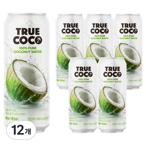 클룹 트루 코코 퓨어 코코넛워터, 495ml, 12개