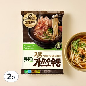 풀무원 반전제면 정통가쓰오우동 2인분, 471.6g, 2개