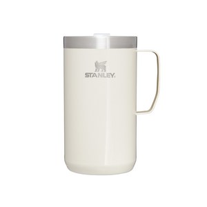 스탠리 클래식 진공 캠프 머그, 크림 글로스, 709ml, 1개