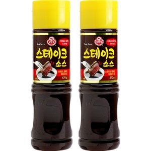 오뚜기 스테이크 소스, 470g, 2개