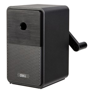 델리 5단 심조절 레트로 연필깎이, 다크그레이, 1개