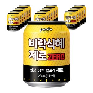 팔도 비락식혜 제로, 238ml, 18개